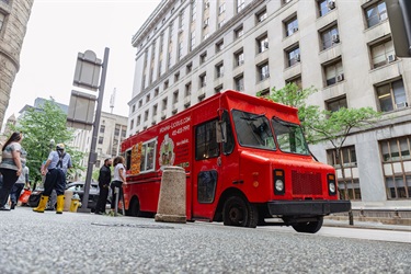Grab a bite to eat on Food Truck Fridays